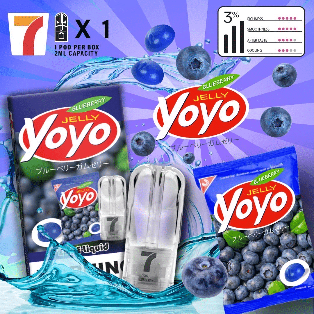 7-11 POD blueberry yoyo