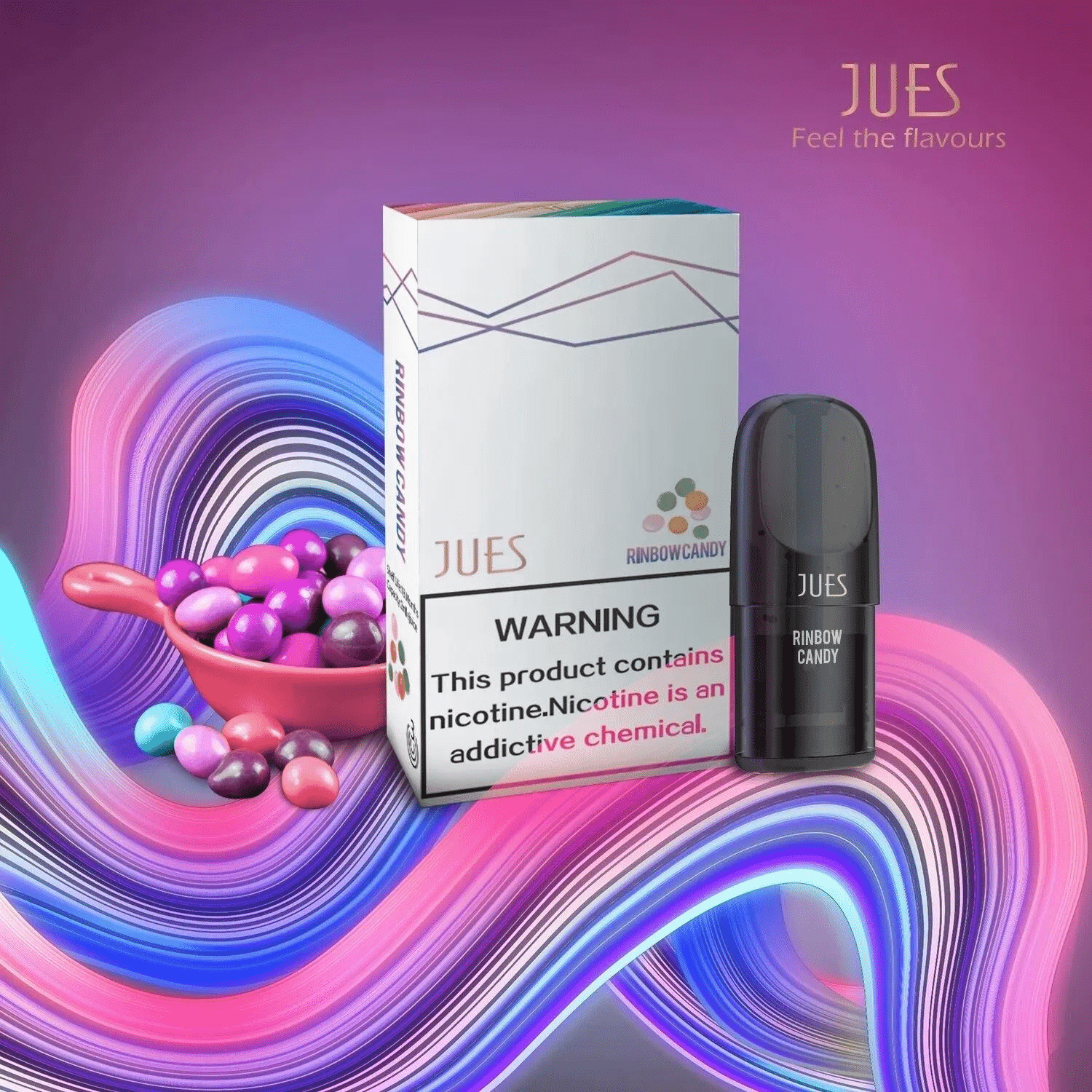 JUES POD Rainbow Candy